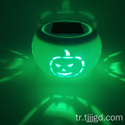 Kabak seramik güneş çim lambası